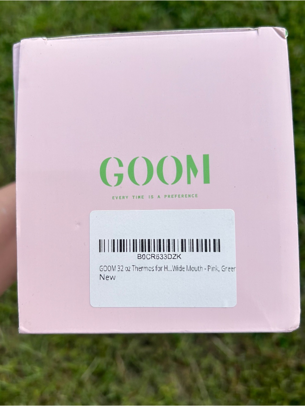 GOOM 32oz Thermos Pink Water Bottle, Stainless Steel, No Leak, Strap Love Bullet - Picture 11 of 16